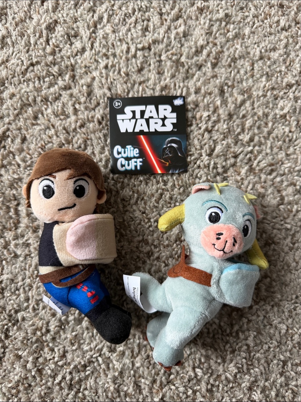 Disney Star Wars Cutie Cuff Plush Pair